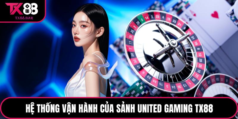Hệ thống vận hành của sảnh United Gaming TX88
