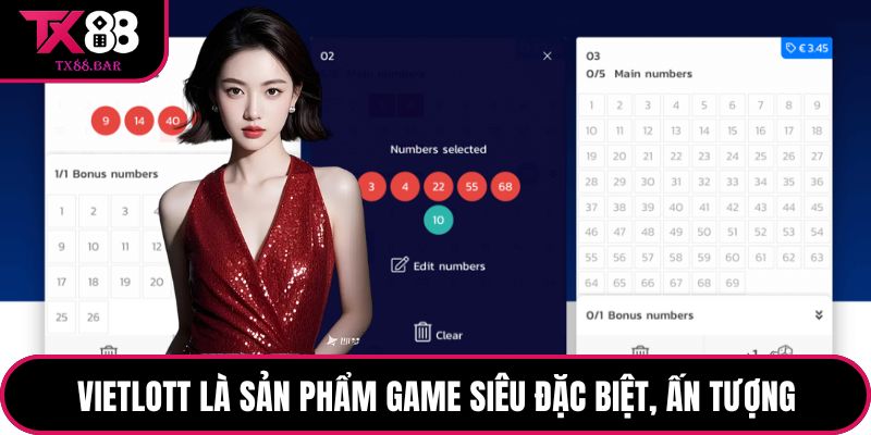Vietlott là sản phẩm game siêu đặc biệt, ấn tượng
